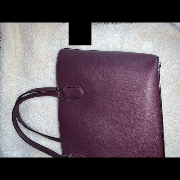 Kate spade maroon leather tote bag - Picture 9 of 11